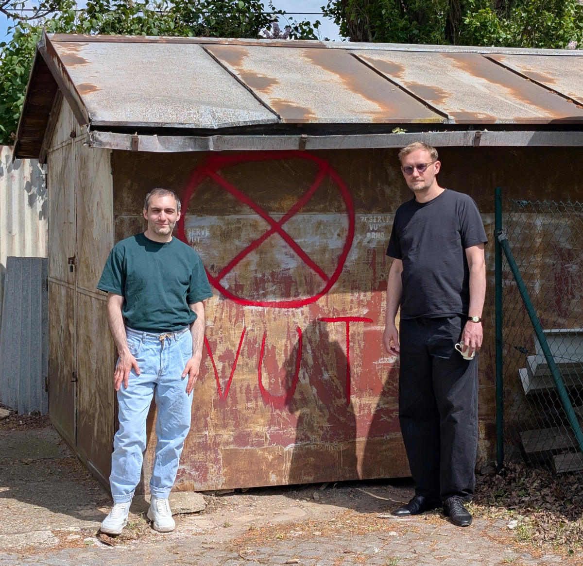 Argišt Alaverdyan and Vasil Artamonov, heads of Painting Studio 1 at FaVU, Brno University of Technology