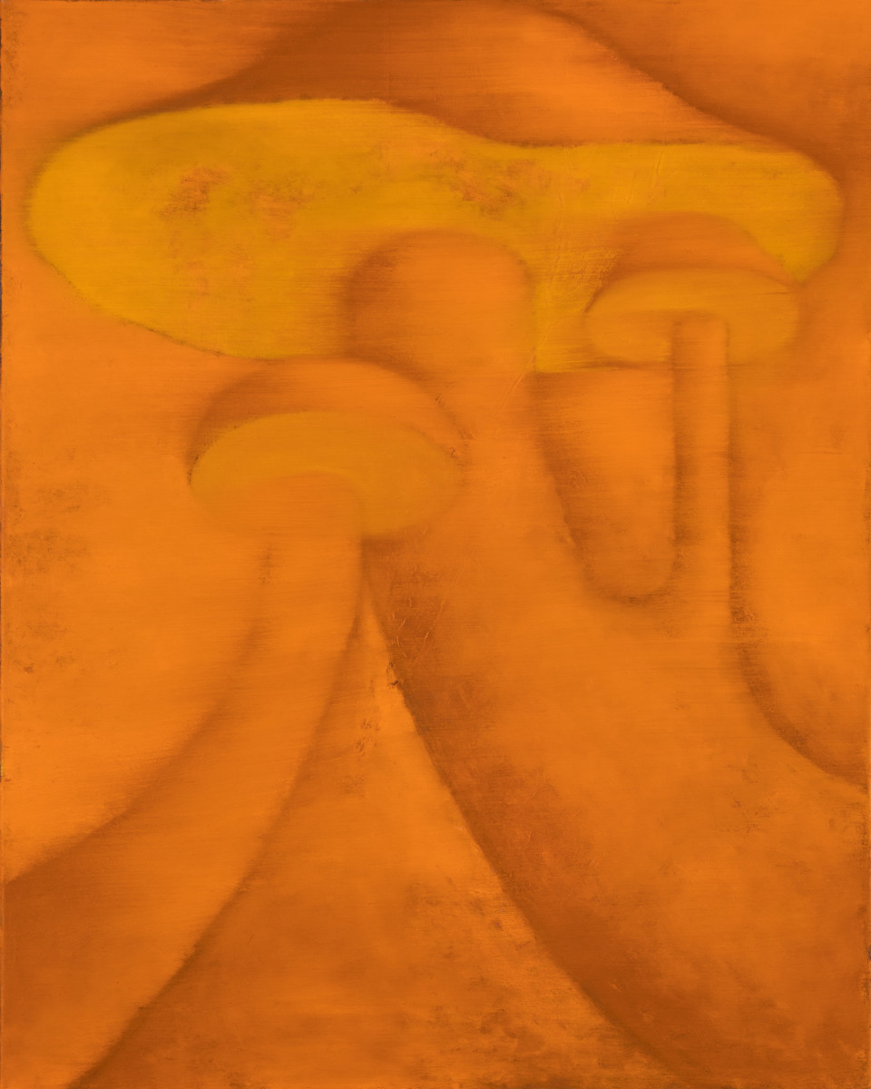 Pavel Preisner: Untitled, oil on canvas, 100 × 80 cm, 2025