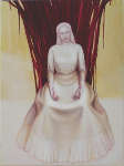 Lucie Ferliková, Empress Virgin Mary Flora, acryl on canvas, 140x190cm, 2012