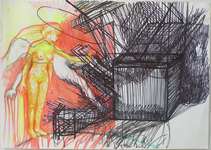 Lucie Ferliková, 30x45 cm, marker on paper, 2009