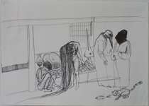 Lucie Ferliková, 30x45 cm, centropen on paper, 2009