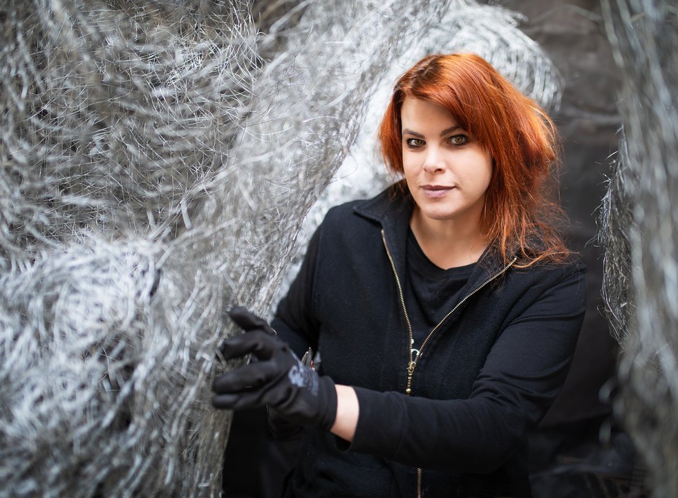 Veronika K. Psotková, Sculpture artist from Czech Republic.