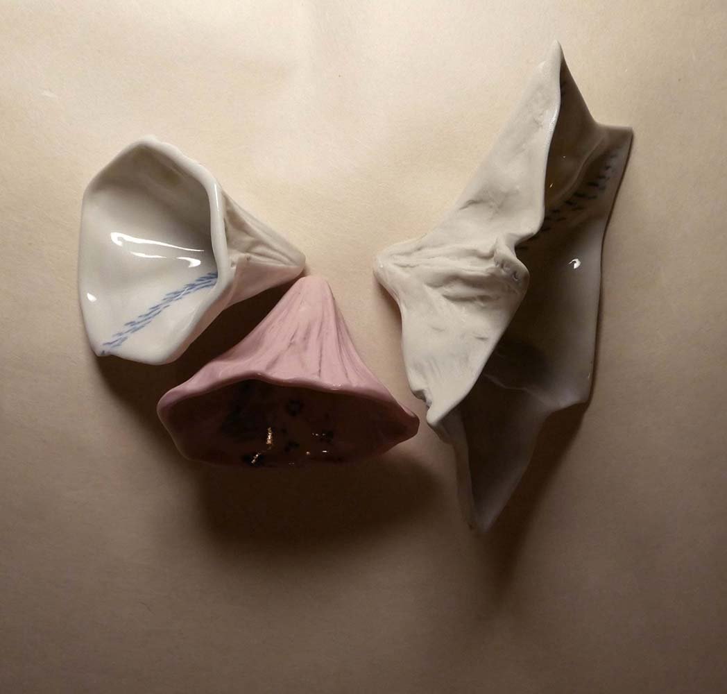 Porcelánové objekty, 2025 - artwork by Pavla Gajdošíková