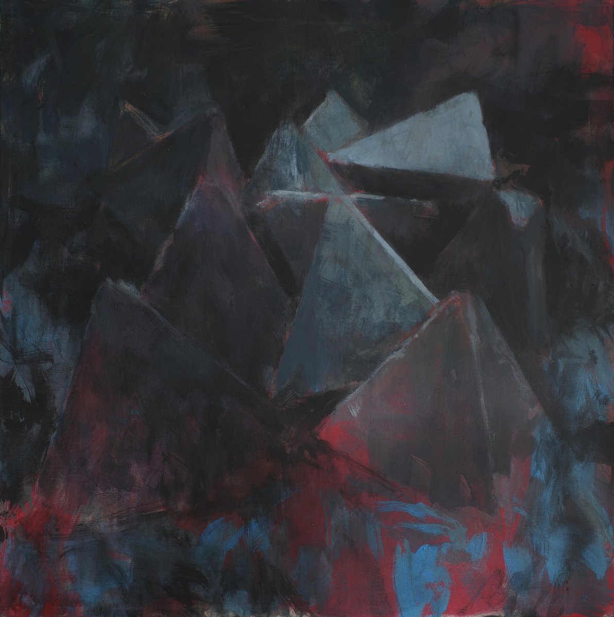 Maňava, akryl na plátně, 100×100 cm, 2023 - dílo od Karel Řepa