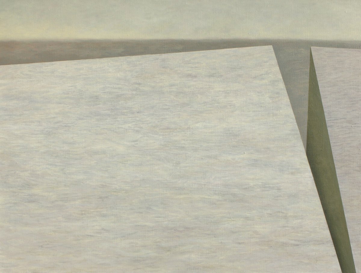 The ravine, oil on canvas, 110x90 cm - artwork by Adéla Valchařová