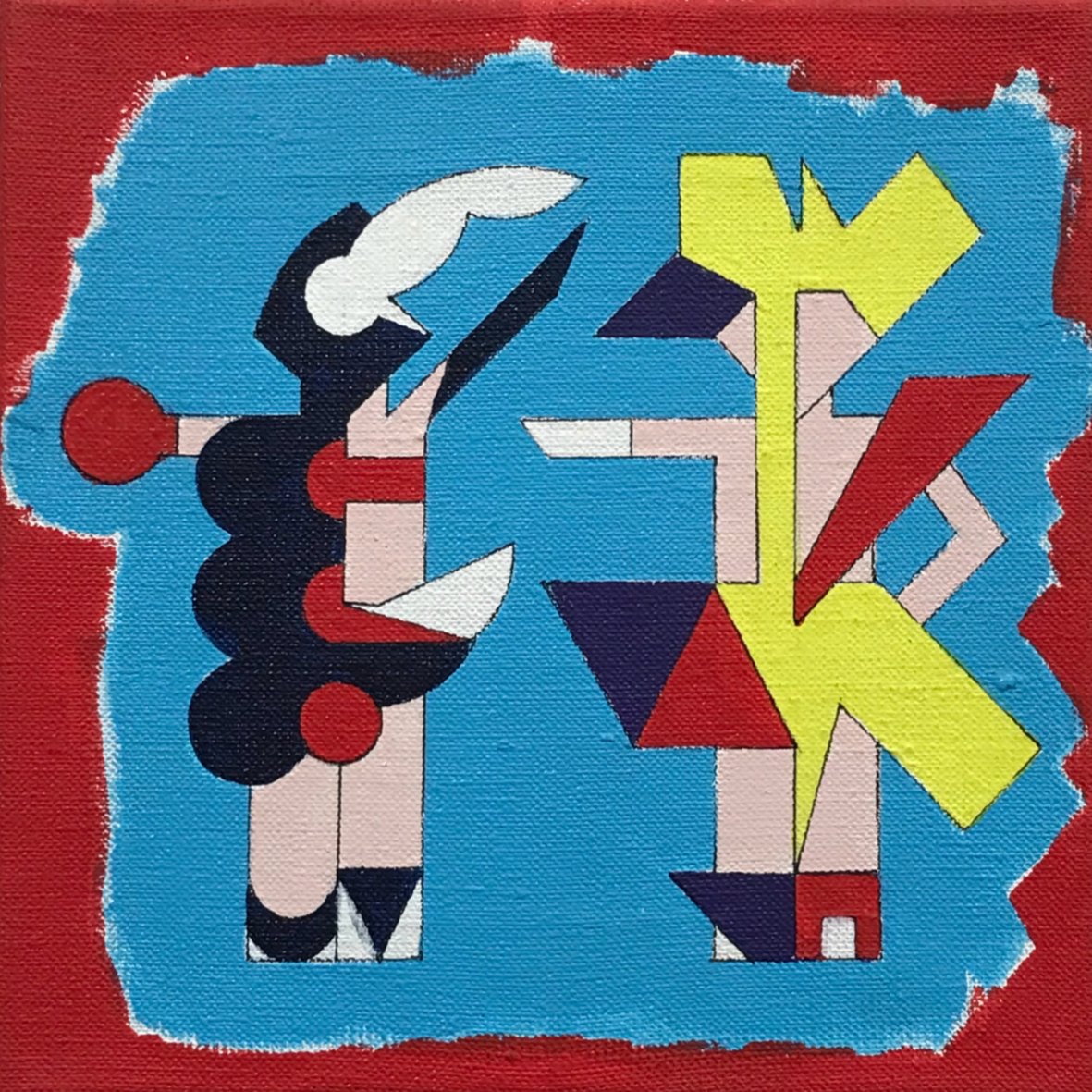 The Edges of the Outer World Are Coming Closer I, 20×20 cm, 2025 - dílo od Birgitt Fischer