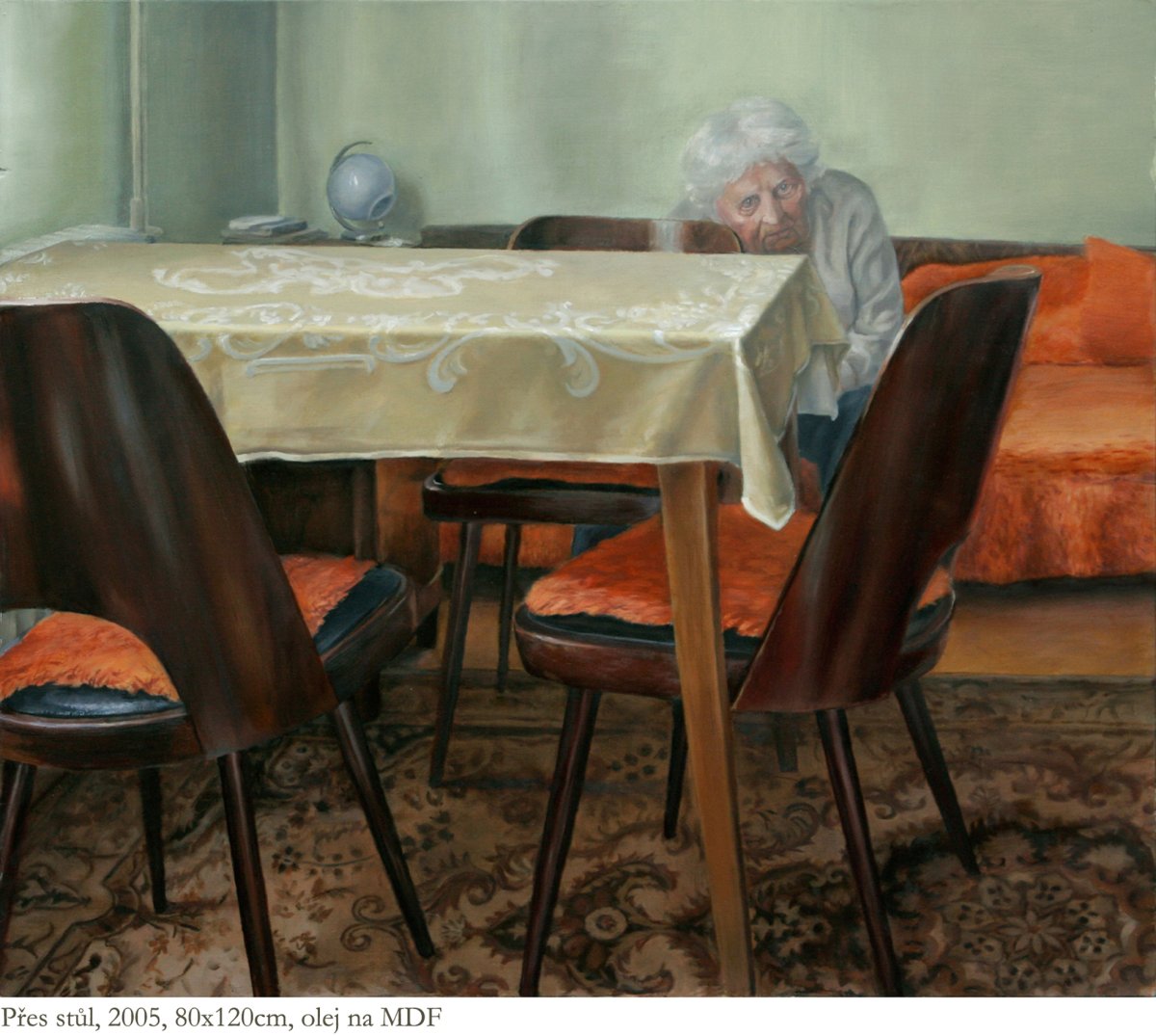 Over the Table, 2005 - artwork by Libuše Vendlová
