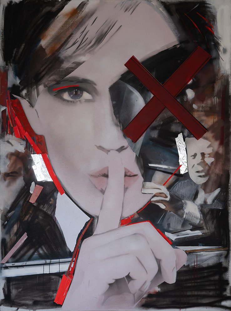 Wild West I. 200  x 150 cm - dílo od Simona Blahutová