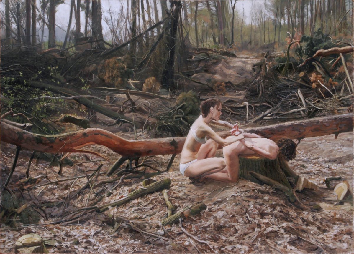 Clearcut, 54x75cm, 2006 - artwork by Zdeněk Daněk