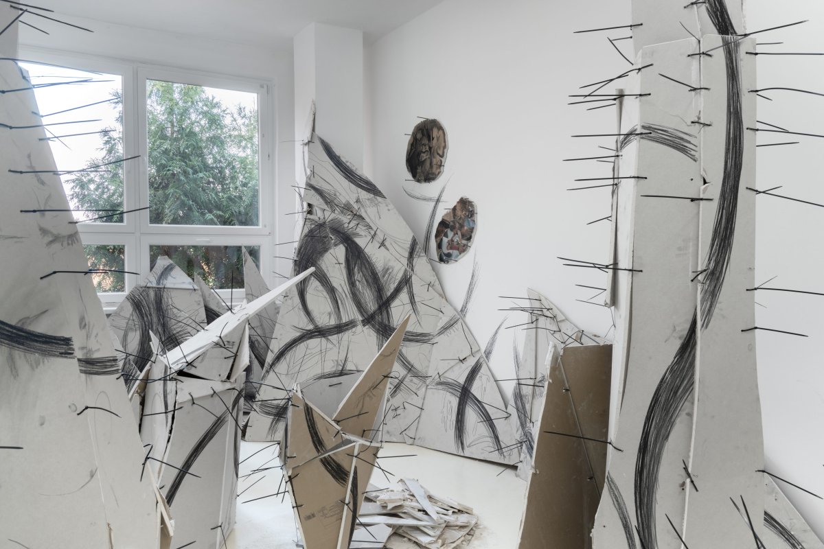 Solo exhibition OSTROVY, Galerie města Blanska, 2025 - artwork by Radek Belanec