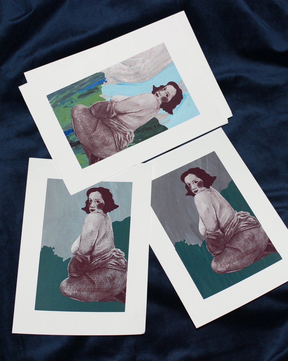While it Rains 175×250mm Edition of 15 - karya Radka Tomaschek Škodová