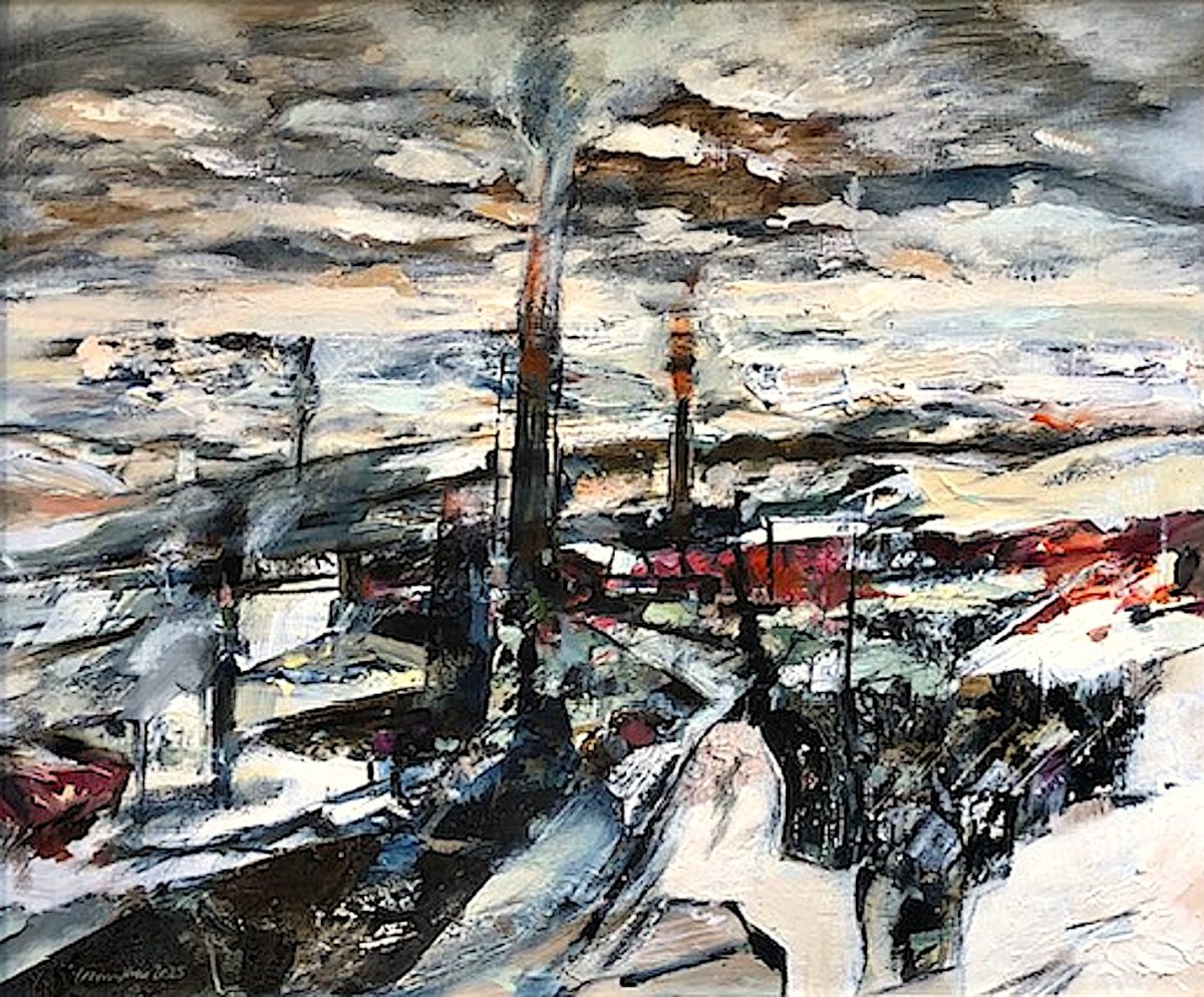 Steel Town.  2025. - artwork by Ian Henderson
