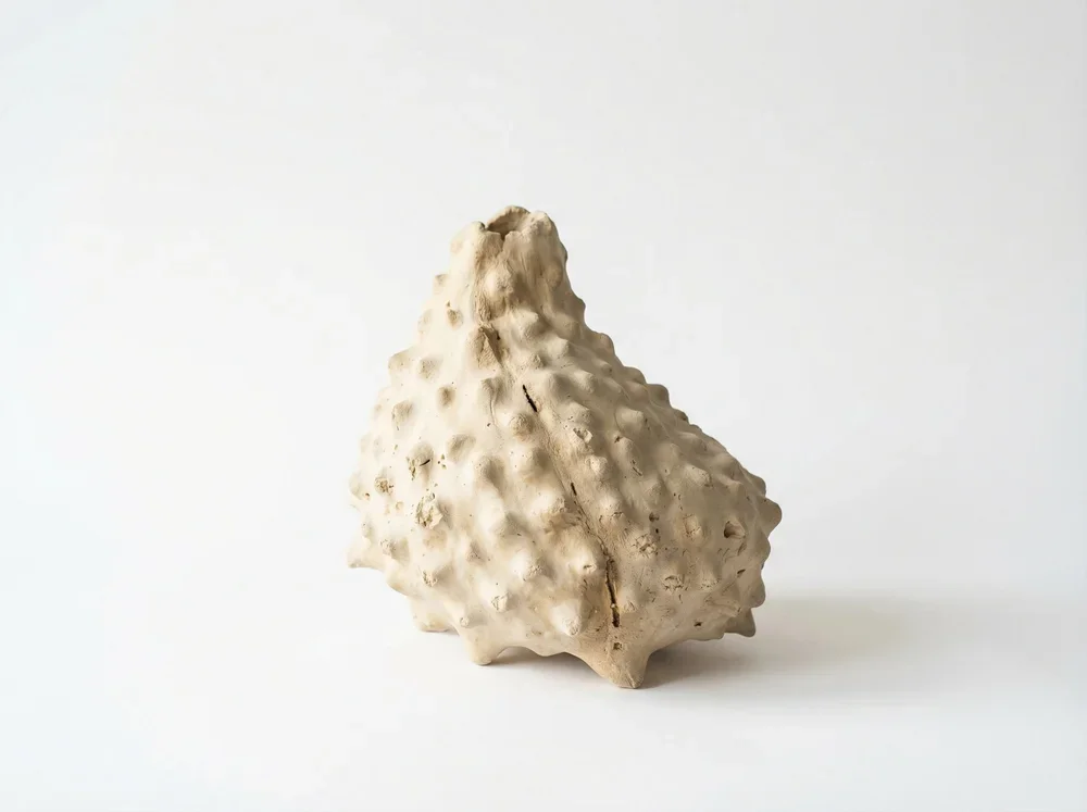 Object from the Animalium series, height 30 cm, open edition, Roman cement, 2024 - artwork by Jana Omelková
