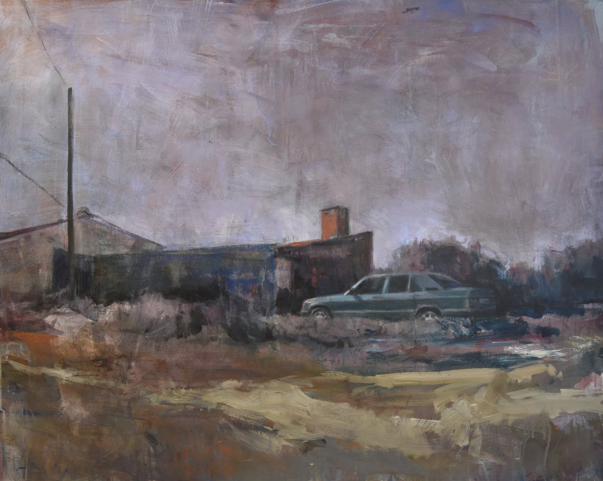 Rogil, akryl na plátně, 80×100 cm, 2023 - dílo od Karel Řepa