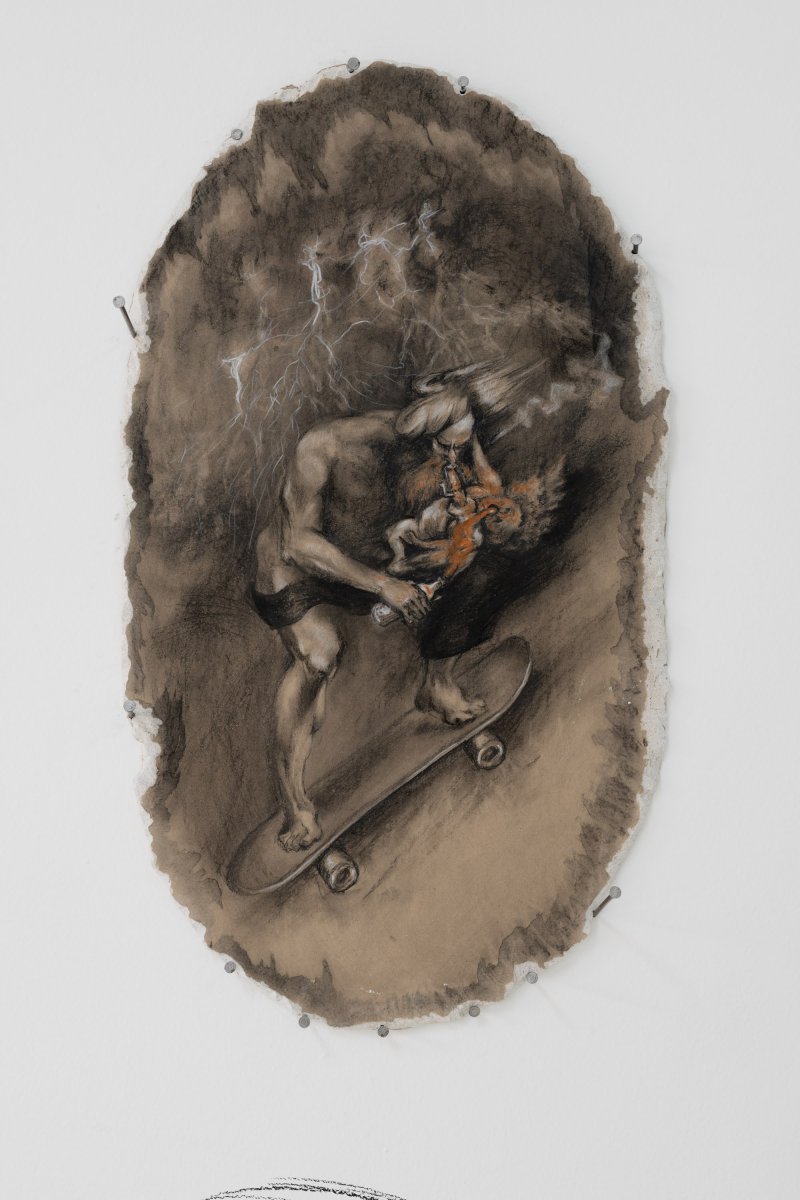 Saturn, 65x95x1 cm, 2024 - artwork by Radek Belanec