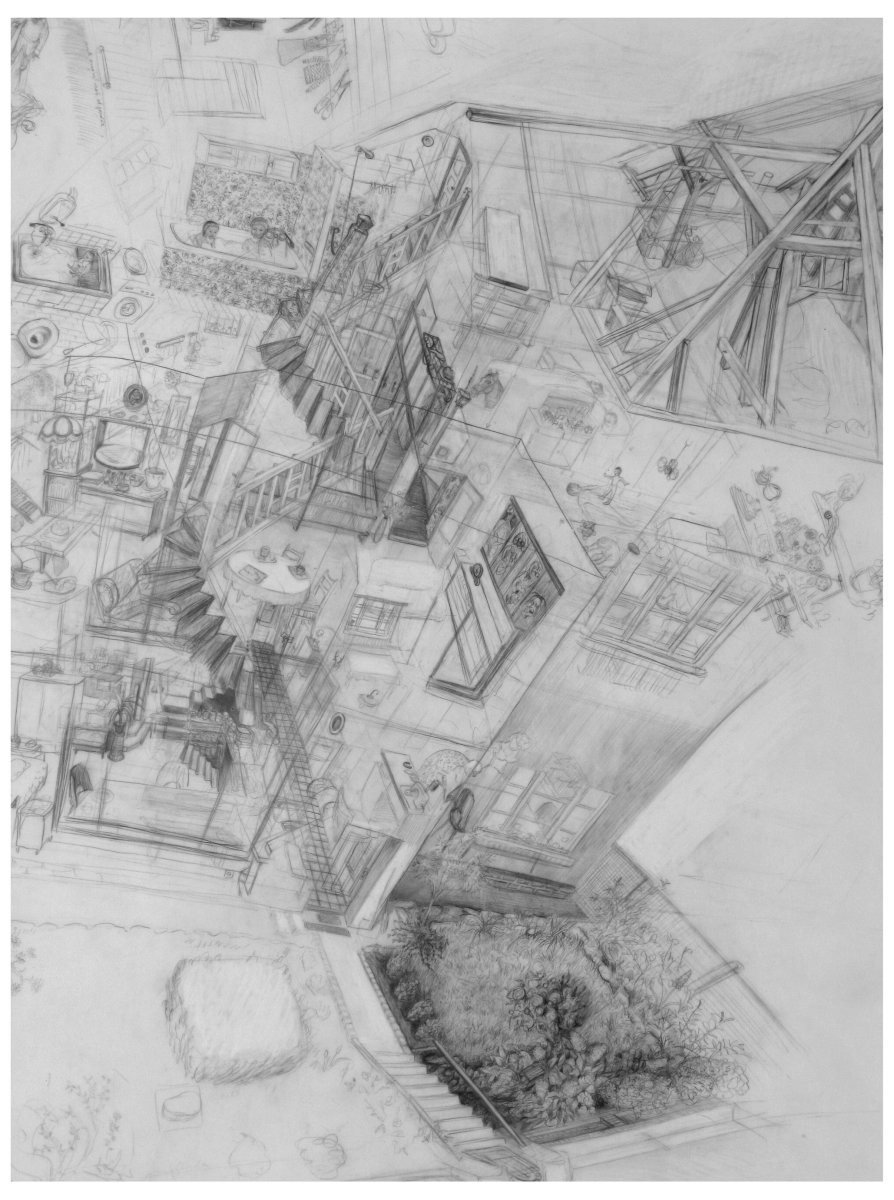 Father's house, 2025 - artwork by Libuše Vendlová