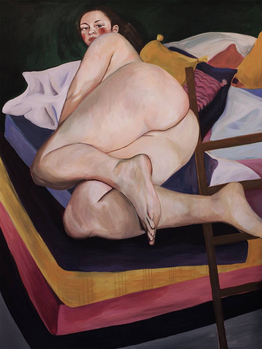Keď vonku prší 200 x 150 cm, 2024 - karya Radka Tomaschek Škodová