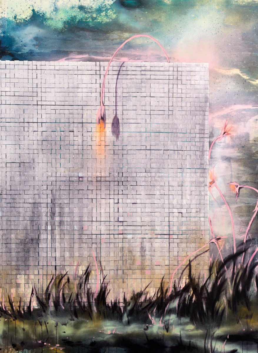 Light for Us, 190×140 cm, 2024 - dílo od Kristina Mesaroš