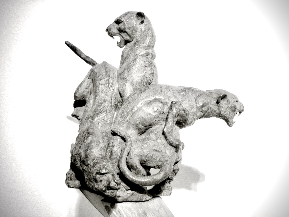 3 lionesses - artwork by Christian Siméon