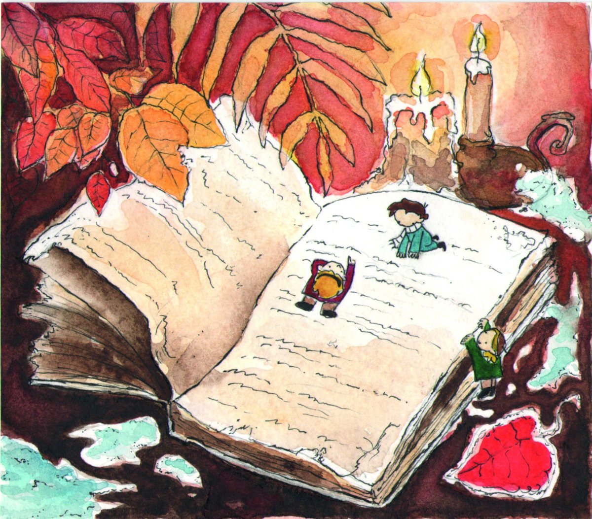 Illustration (November) - artwork by Lenka Brzobohatá