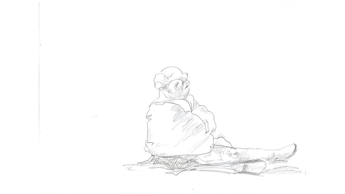 Bez názvu, tužka na papíře, A4, 2024 - dílo od Jan Turner