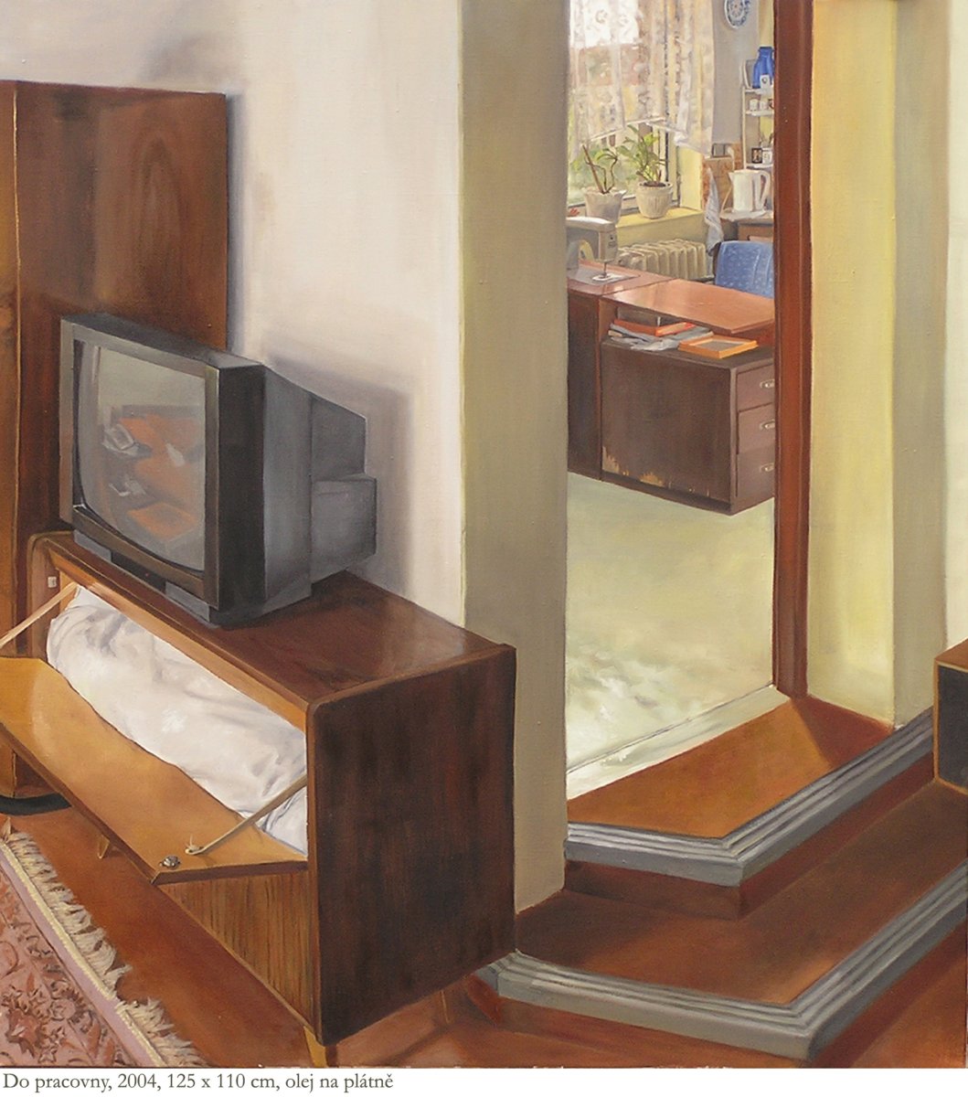 To the Office, 2004 - artwork by Libuše Vendlová