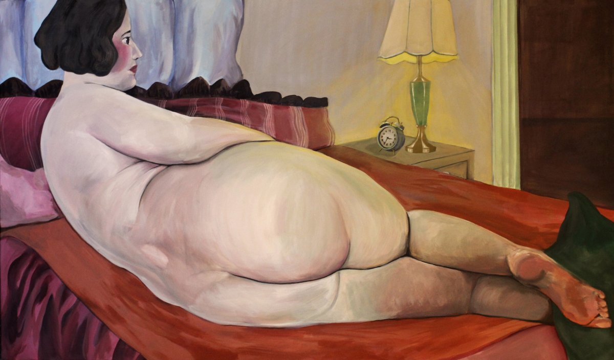 Pred úsvitom 2024 Avant l'aube  195 cm × 115 cm - karya Radka Tomaschek Škodová