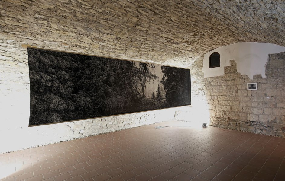 exhibition “INSCAPE”, U Prstenu Gallery (today Jílská 14) in Prague, 2019 - artwork by Lenka Falušiová