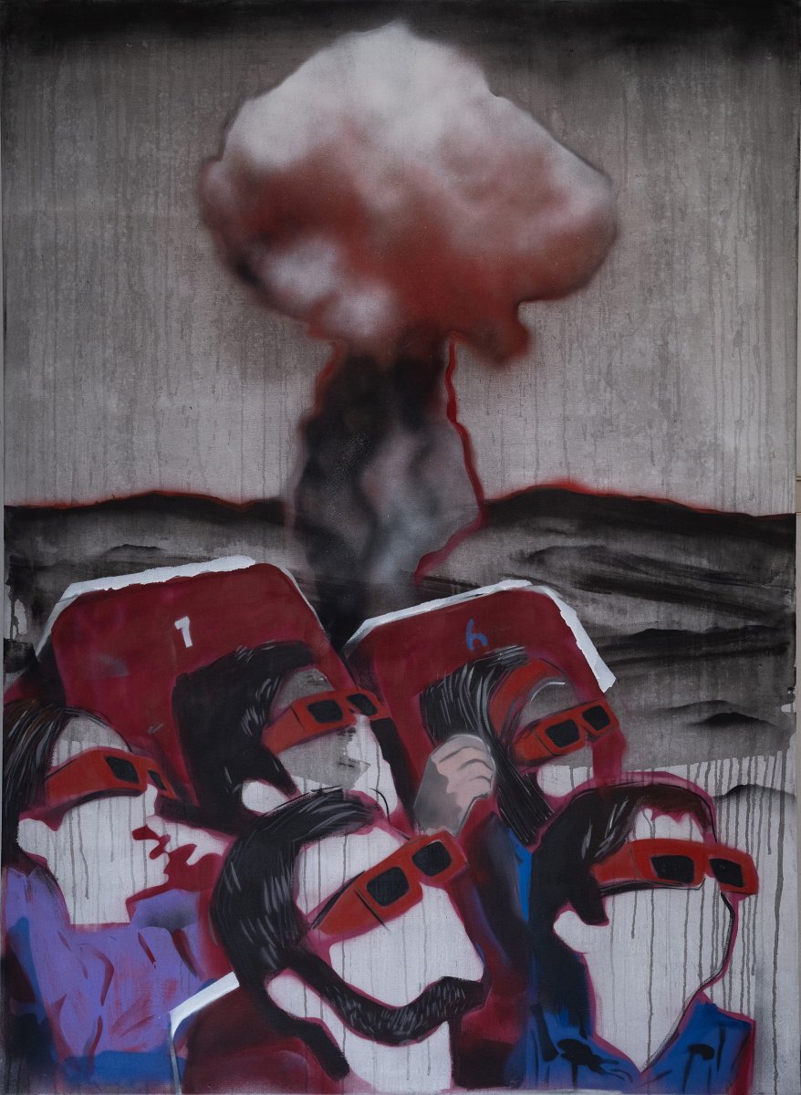 Wild West III. 200 x 150 cm - dílo od Simona Blahutová