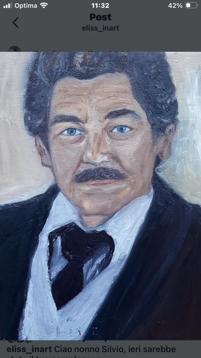 Silvio, olio su tela, cm 30 x 50 – artwork by Alice Mascheroni
