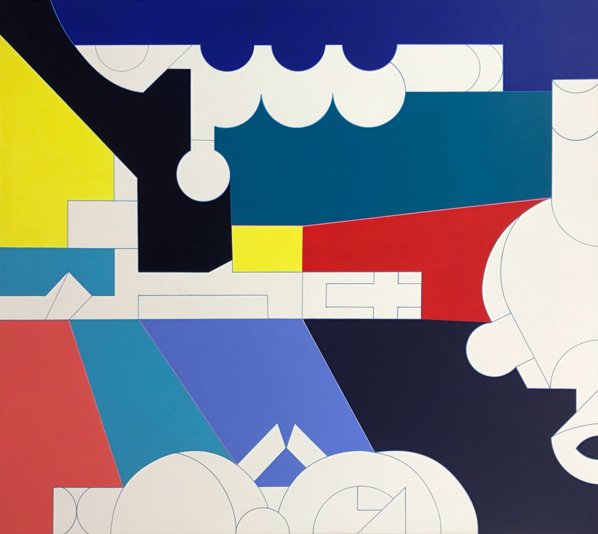 Togetherness, 190×170 cm, 2026 - dílo od Birgitt Fischer