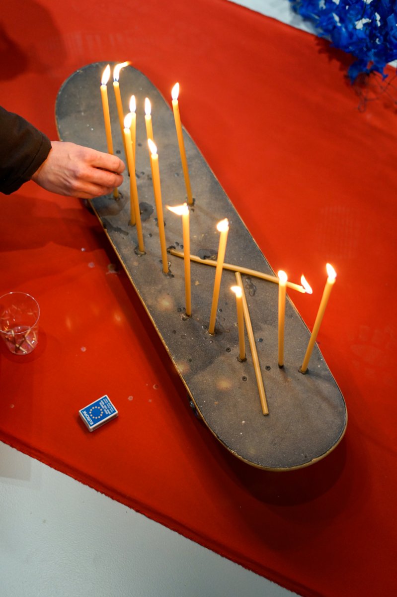 Pieta for Ukrainian childhood - artwork by Johana Merta