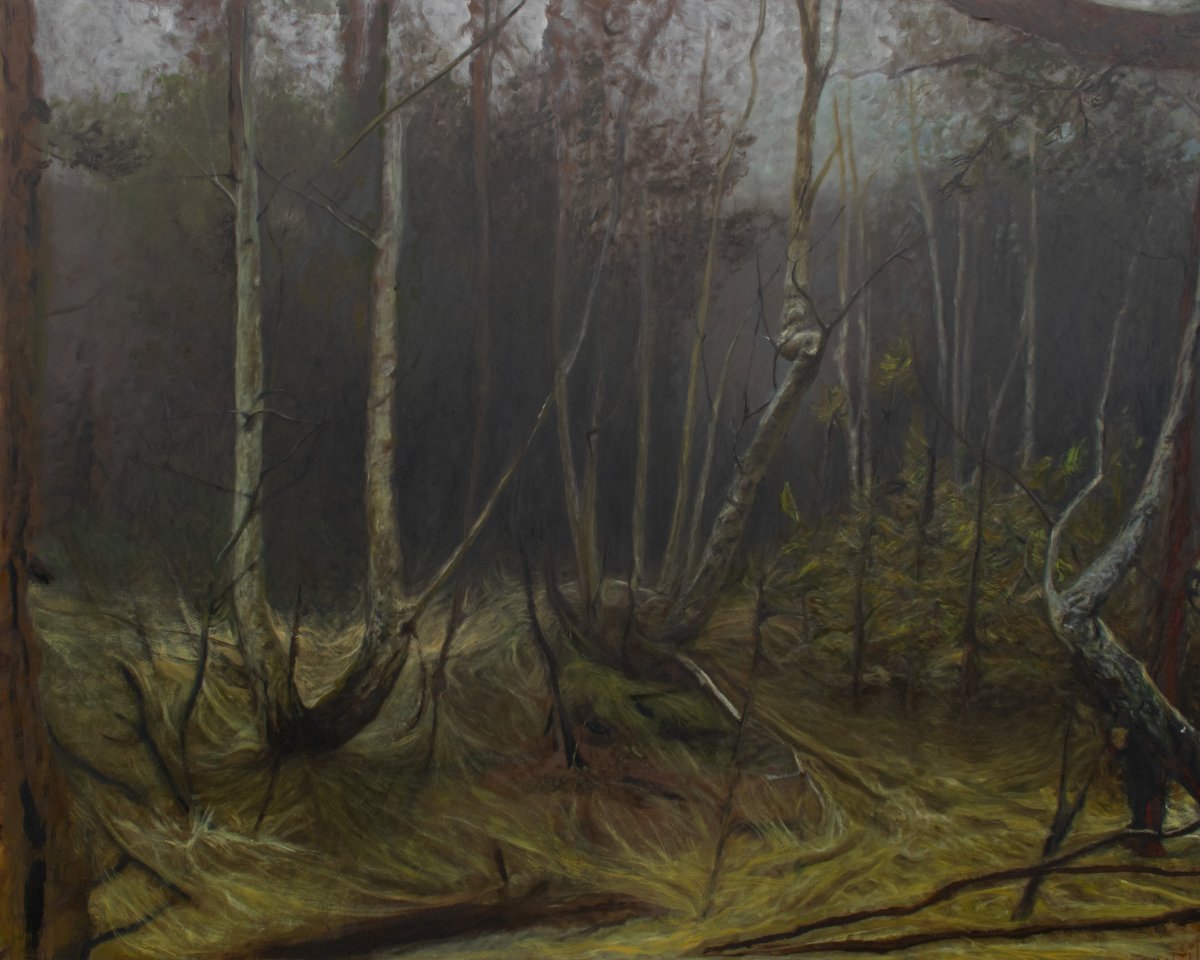 Pierwsze po karczu, 200 x 250cm - artwork by Artur Wieczerzyński