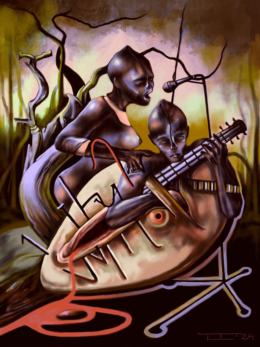 Transformation, Procreate, 2024 - artwork by Tereza Laznová