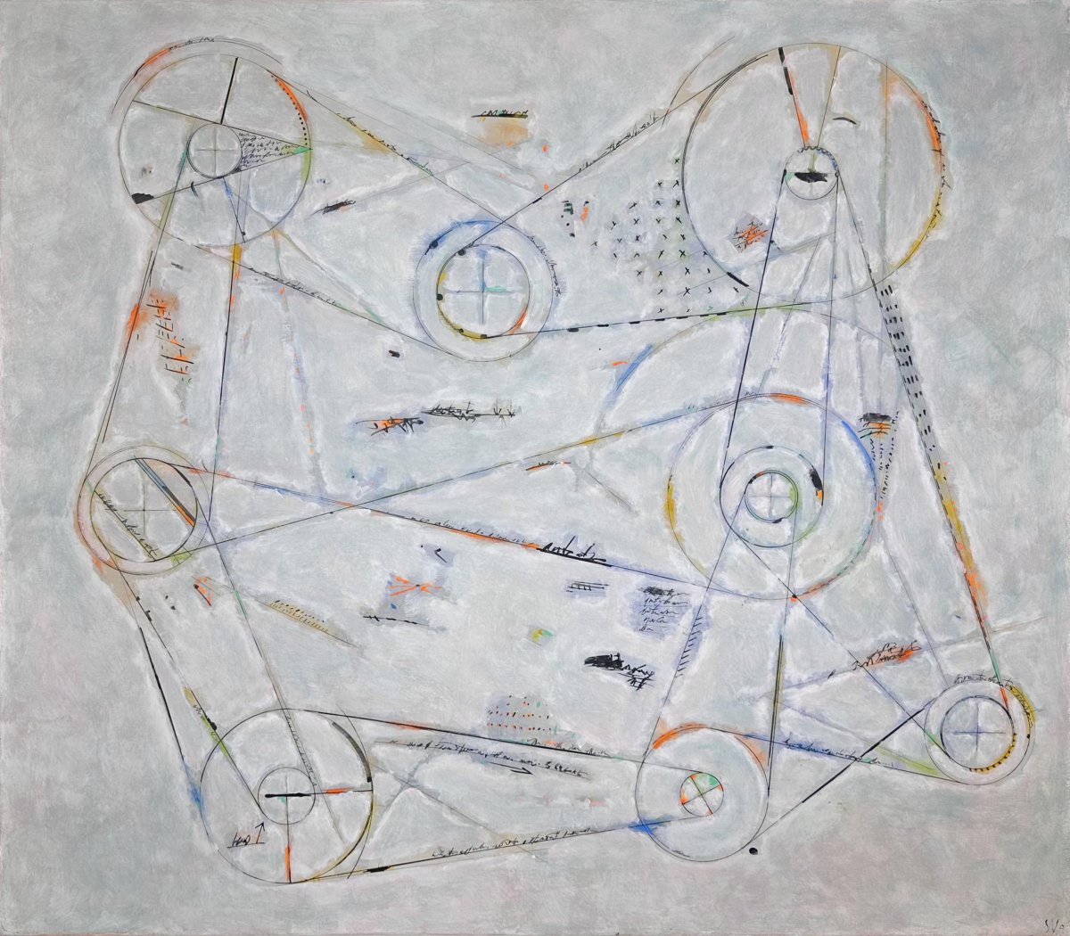 Deus ex machina，布面丙烯，70 × 80 cm，2026 - Jan Svoboda的作品