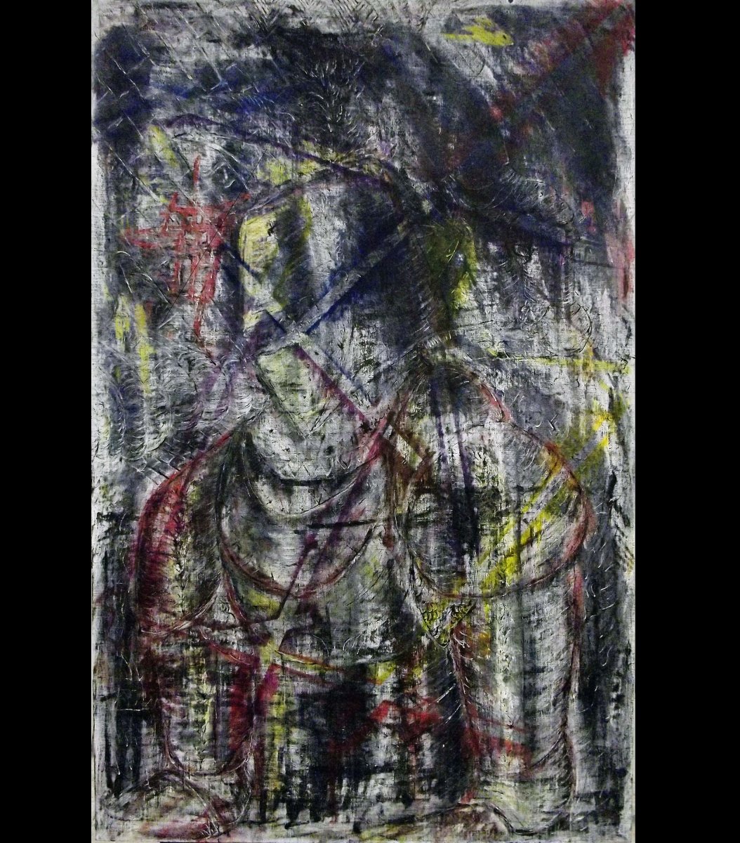 Starwars Knight, kombinovaná technika, 110x170cm, 2015.jpg - artwork by Hynek Bařák
