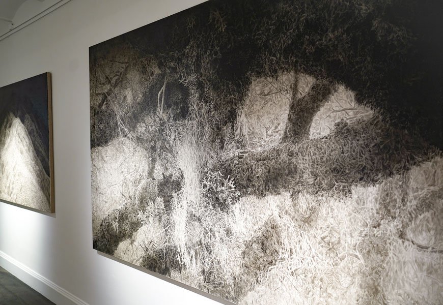 exhibition “Wait Till the Moon is Full”, Prague House in Brussels, Belgium, 2024 - artwork by Lenka Falušiová