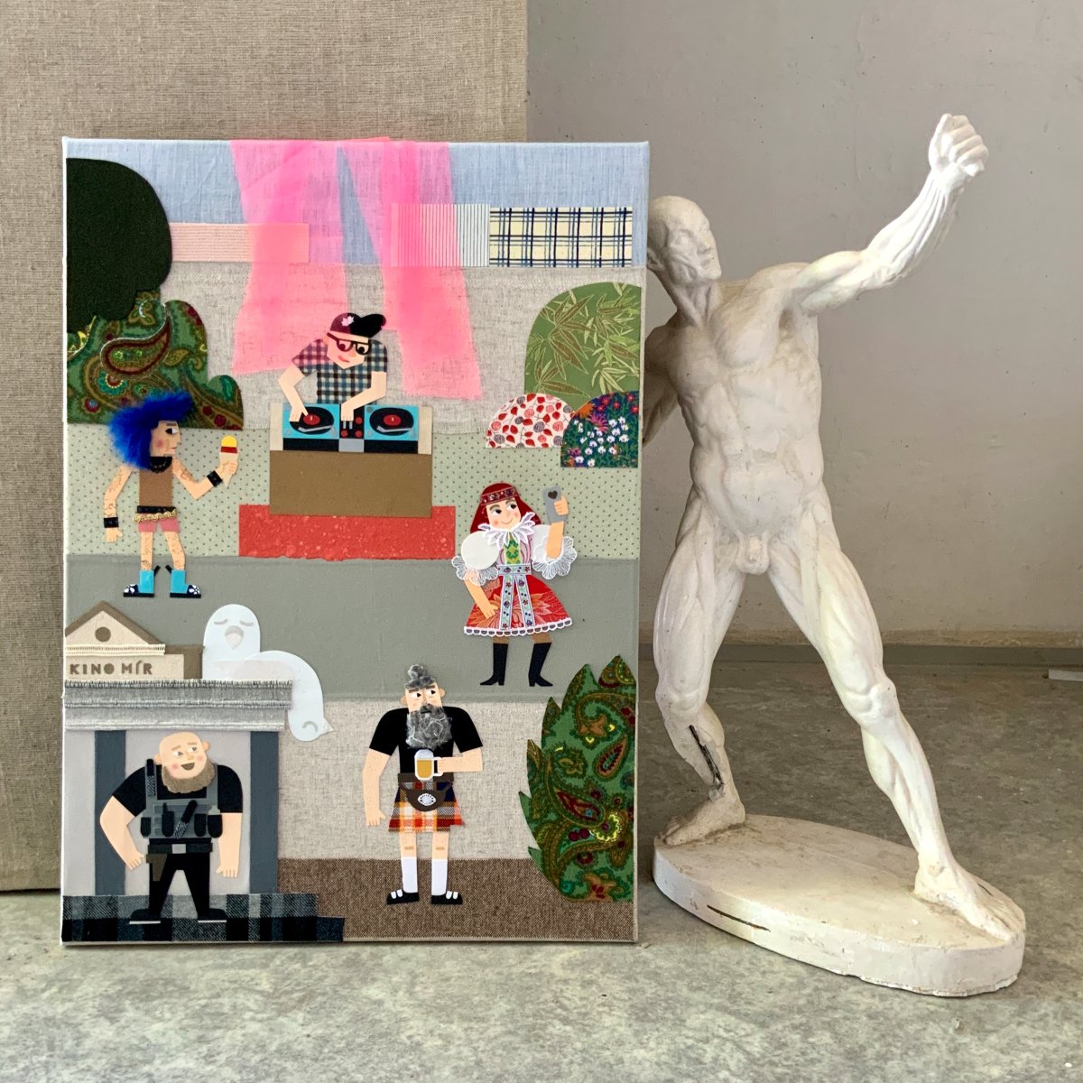 Humans of Hradiště – v parku za Mírem - dílo od Petra Pohlová