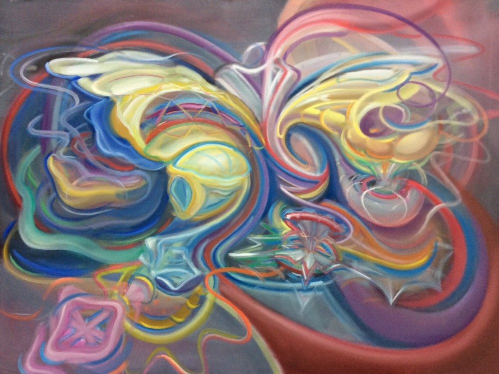 " Wings ", 70x100 cm, 2017 - artwork by Pavel Joza