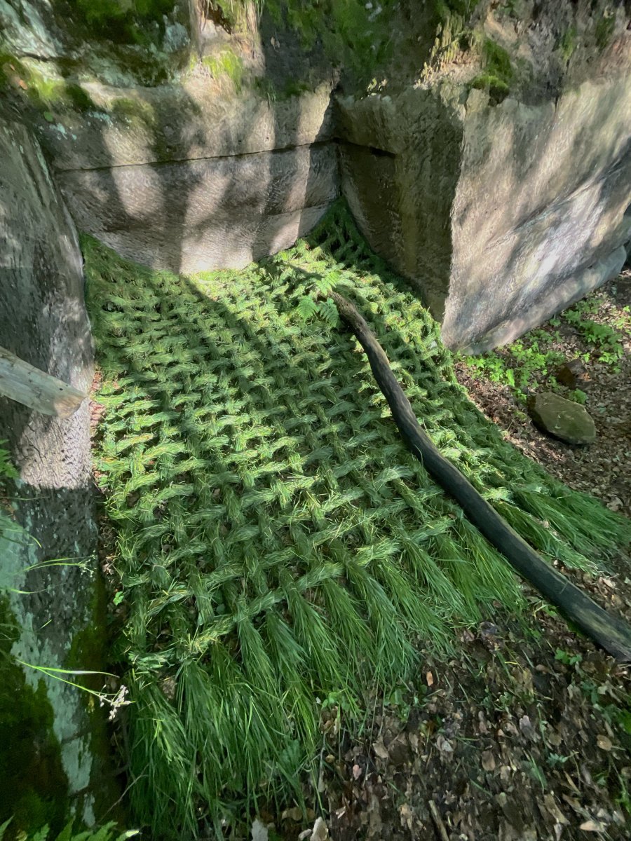 To Weave in Peace, Ralsko Geopark, 2025 - artwork by Tereza Holá