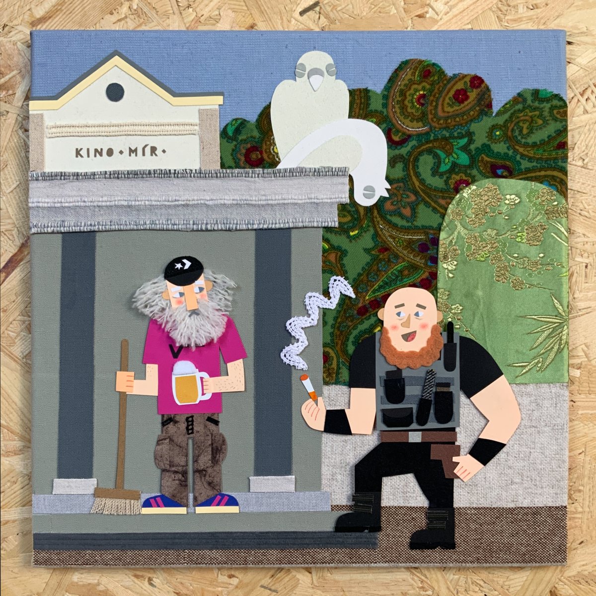 Humans of Hradiště – Honza vyhazovač a starý Joe - dílo od Petra Pohlová