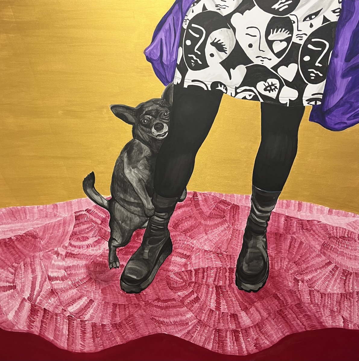 Himmel, 140x140, 2023 - artwork by Marie Butula Cichá