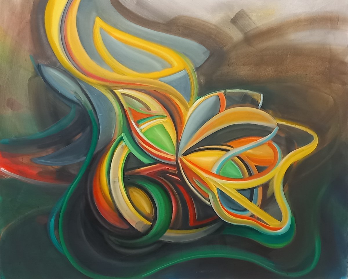 Untitled, 80x100 cm, 2024 - artwork by Pavel Joza