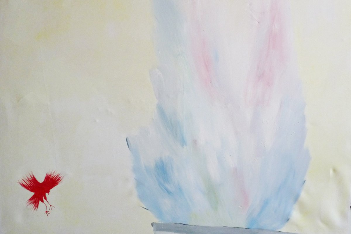 Nový, 170 x 210 cm, akryl na plátně, 2011 - artwork by Lenka Kamínková