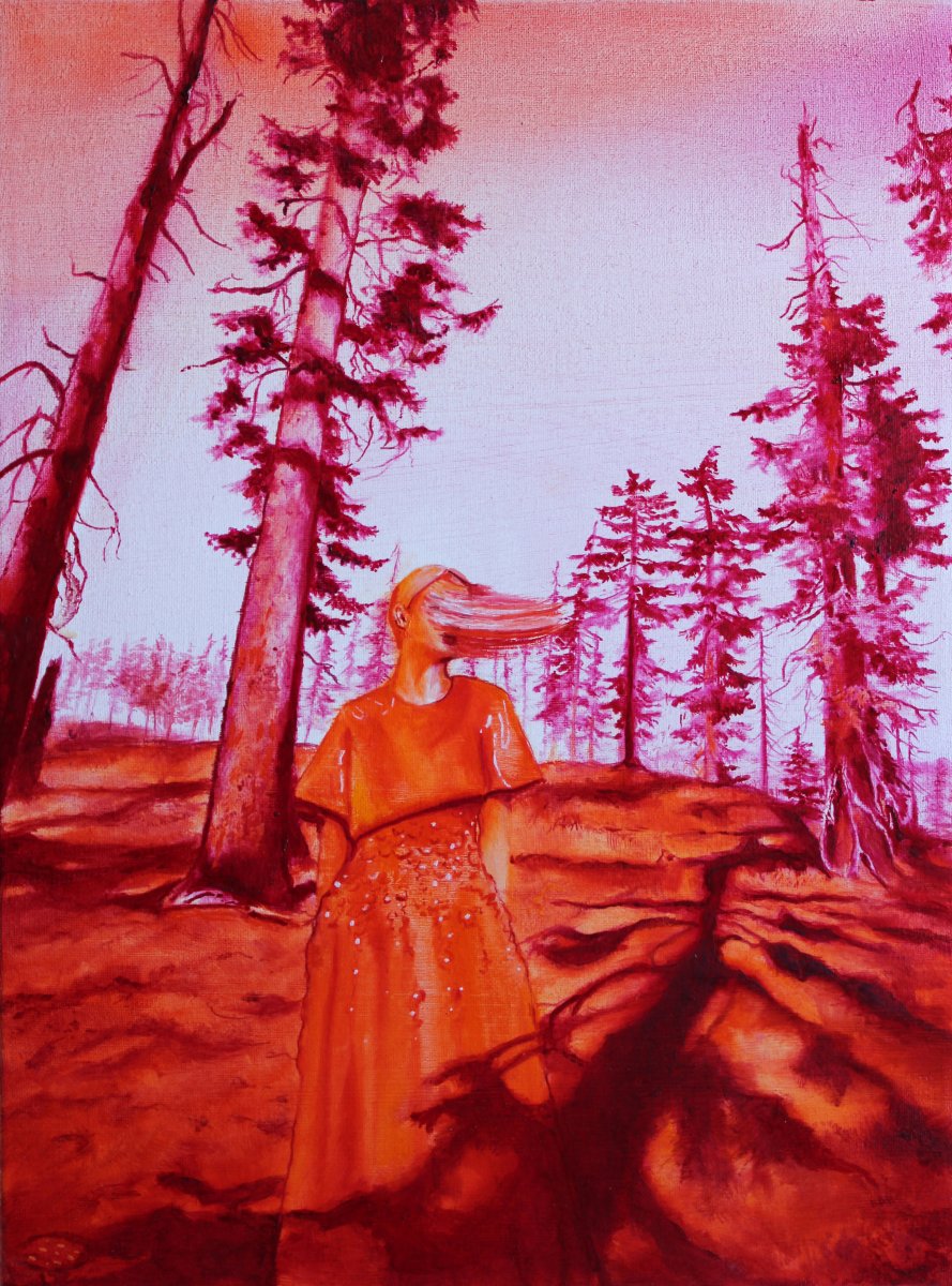 Summer Sunset - artwork by Jitka Mikolášková