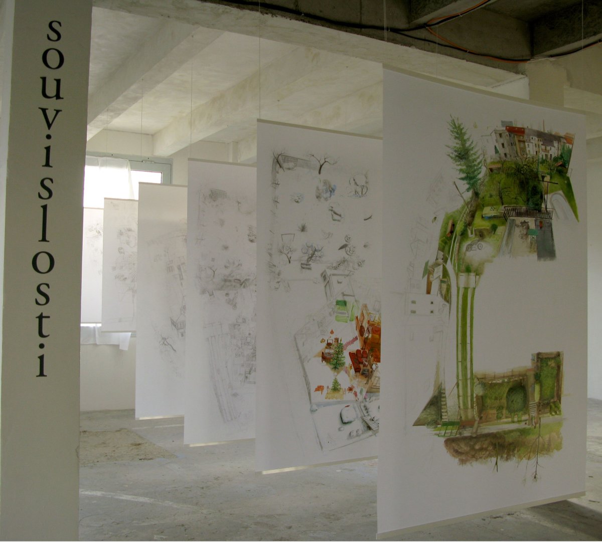 Context, 2008 - artwork by Libuše Vendlová