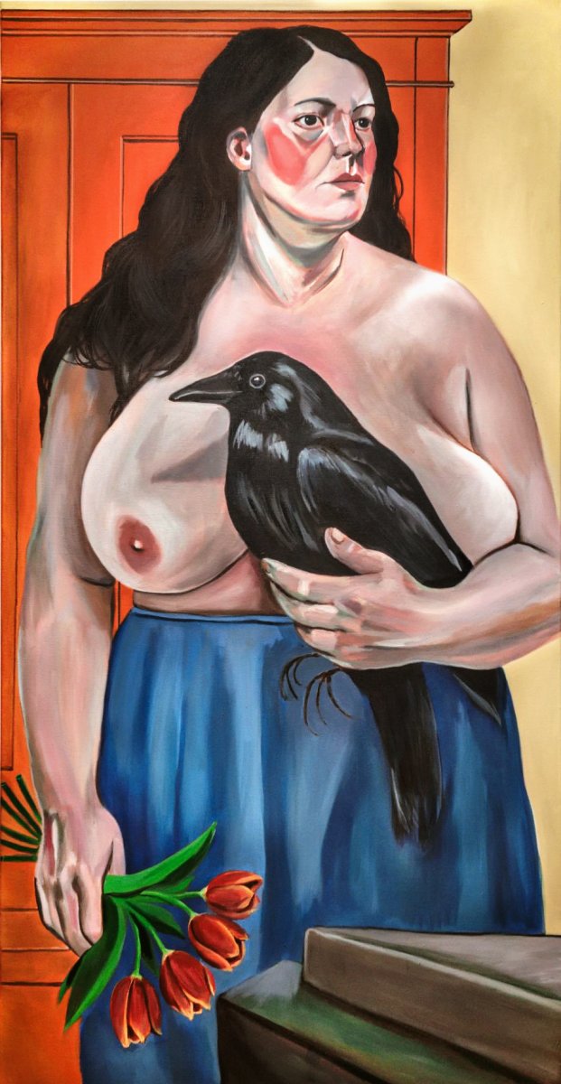 Holding company 2 2026 145 × 75 cm - karya Radka Tomaschek Škodová