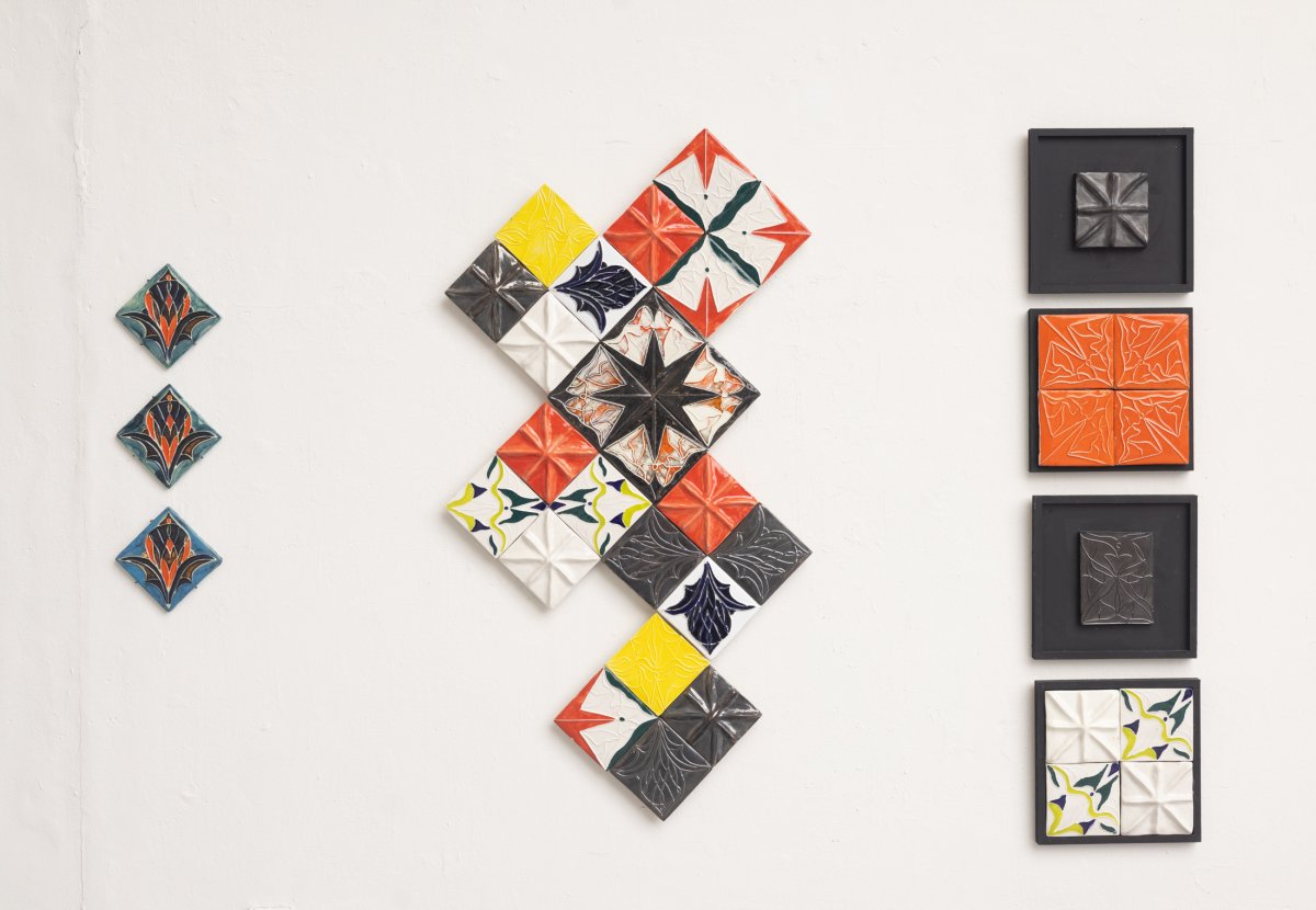 Tile Composition, 2024 - artwork by Žofie Eder