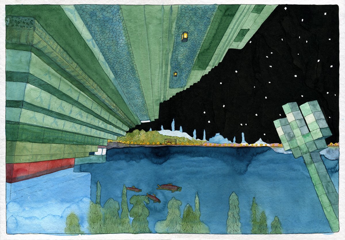 Noční hlídka (Minecraft), 2024 - artwork by Pavel Pražák