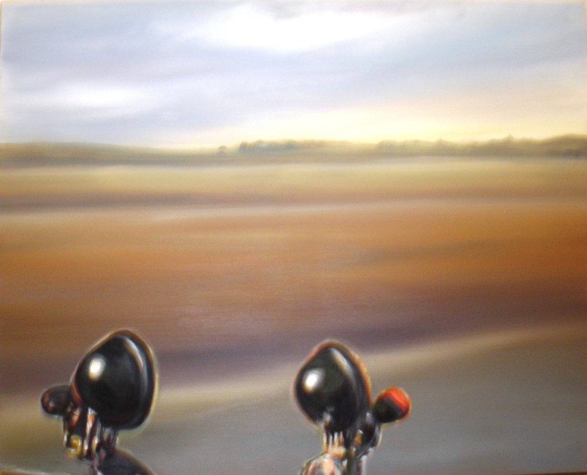 View, 80×100 cm - artwork by Katja Praschak